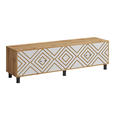Тумба Т 10 "HYGGE" (Дуб Вотан, (Бл-Ромбы), МАМА